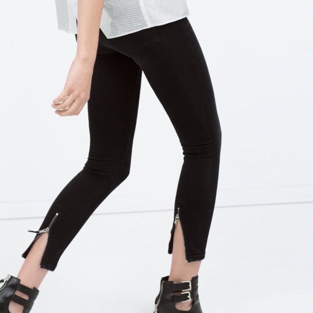 Zara skinny ankle jeans